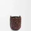 Small Nest Basket bag in calfskin Chestnut Small Nest Basket bag in calfskin Chestnut