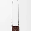 Small Nest Basket bag in calfskin Chestnut Small Nest Basket bag in calfskin Chestnut