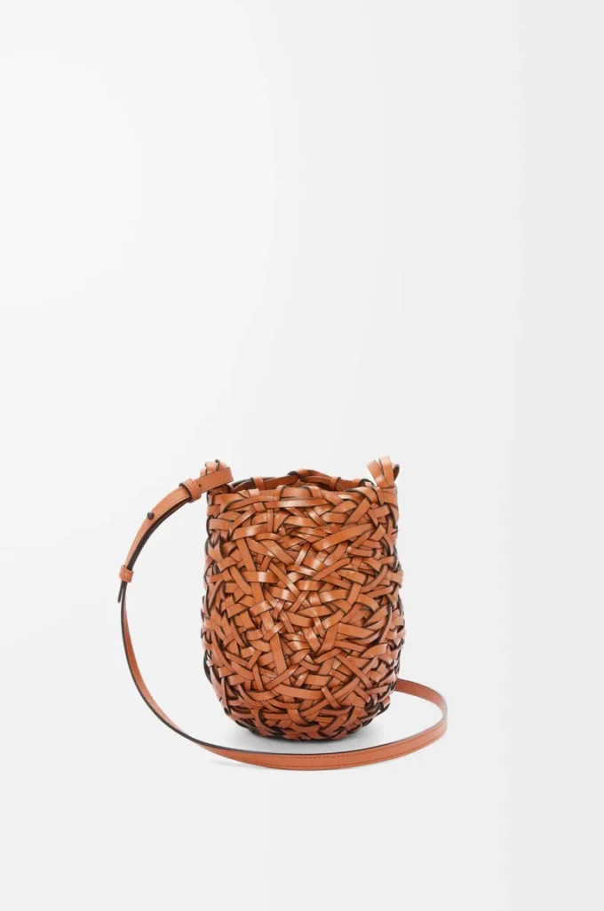 Small Nest Basket bag in calfskin Tan Small Nest Basket bag in calfskin Tan