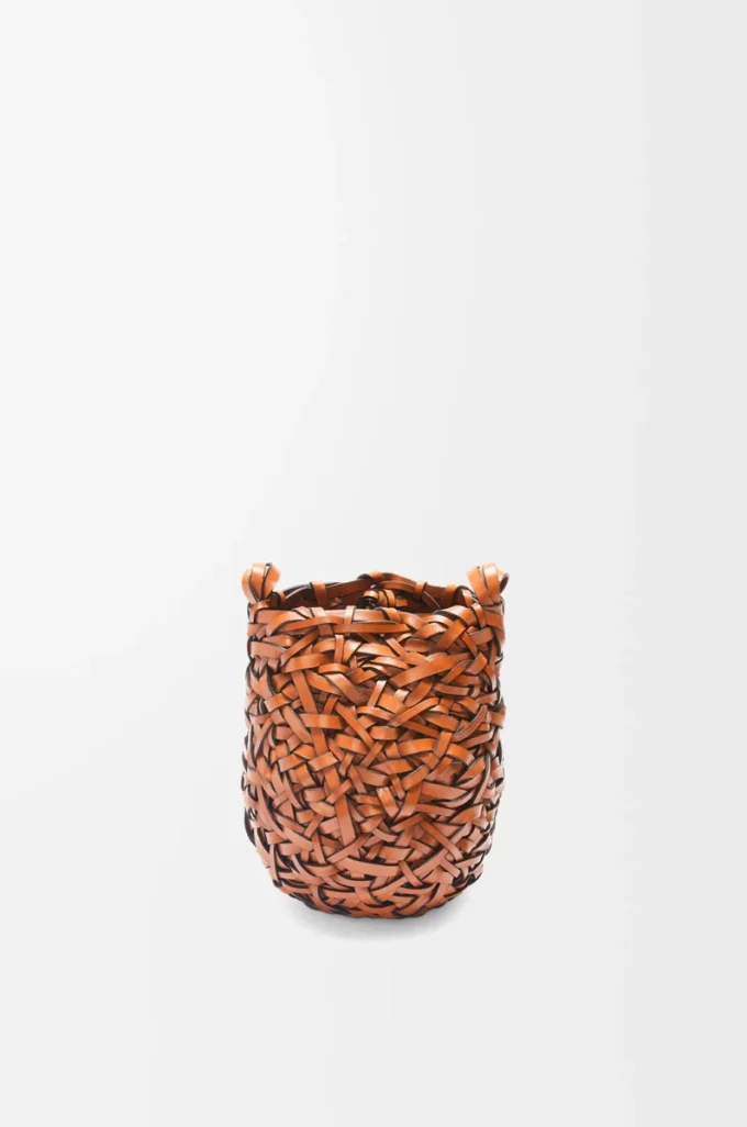 Small Nest Basket bag in calfskin Tan Small Nest Basket bag in calfskin Tan