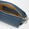 Small Pebble messenger bag in supple grained calfskin Indigo Dye Small Pebble messenger bag in supple grained calfskin Indigo Dye