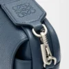Small Pebble messenger bag in supple grained calfskin Indigo Dye Small Pebble messenger bag in supple grained calfskin Indigo Dye