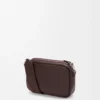 Small Pebble messenger bag in supple grained calfskin Oxblood Small Pebble messenger bag in supple grained calfskin Oxblood