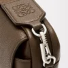 Small Pebble messenger bag in supple grained calfskin Tundra