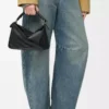 Small Puzzle bag in classic calfskin and suede Black Small Puzzle bag in classic calfskin and suede Black