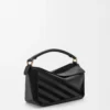 Small Puzzle bag in classic calfskin and suede Black Small Puzzle bag in classic calfskin and suede Black