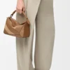 Small Puzzle bag in classic calfskin and suede Oak Small Puzzle bag in classic calfskin and suede Oak