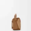 Small Puzzle bag in classic calfskin and suede Oak Small Puzzle bag in classic calfskin and suede Oak