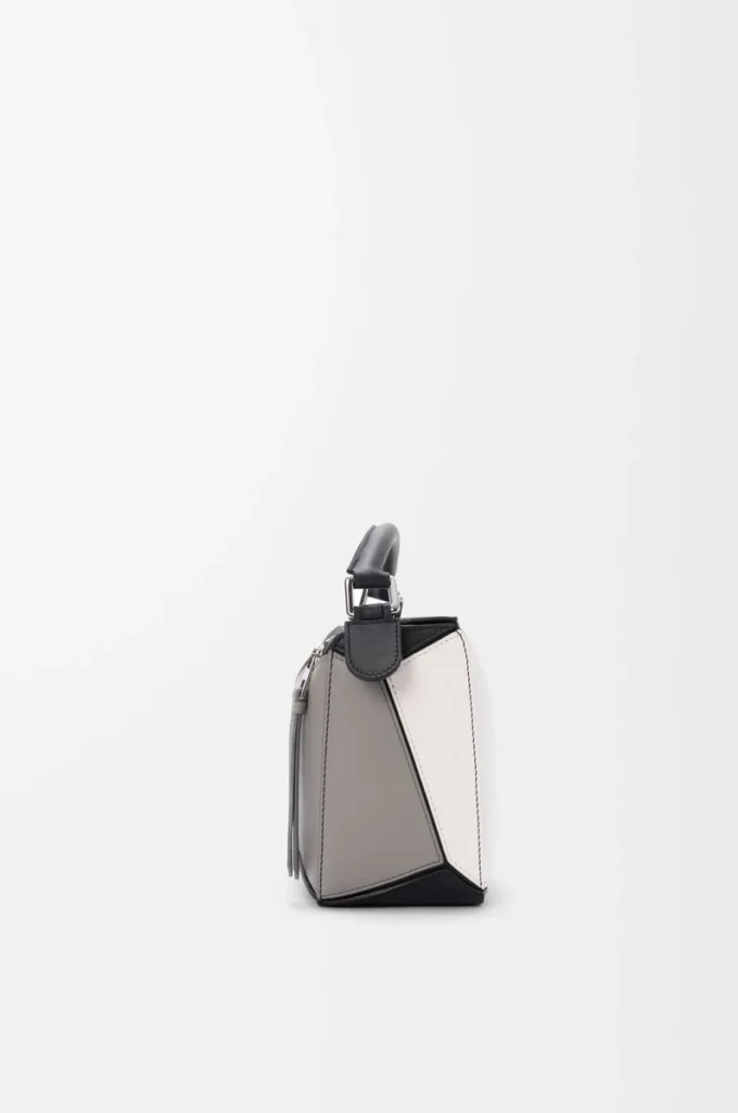 Small Puzzle bag in nappa calfskin Grey/Light Ghost Small Puzzle bag in nappa calfskin Grey/Light Ghost