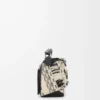 Small Puzzle bag in woven textile Black/White Small Puzzle bag in woven textile Black/White