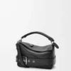 Small Puzzle Biker bag in shiny calfskin Black Small Puzzle Biker bag in shiny calfskin Black
