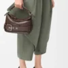 Small Puzzle Biker bag in shiny calfskin Dark Chestnut Small Puzzle Biker bag in shiny calfskin Dark Chestnut