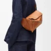 Small Puzzle bumbag in classic calfskin Tan