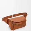 Small Puzzle bumbag in classic calfskin Tan