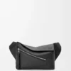 Small Puzzle bumbag in grained calfskin Black