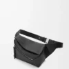 Small Puzzle bumbag in grained calfskin Black