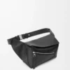 Small Puzzle bumbag in grained calfskin Black