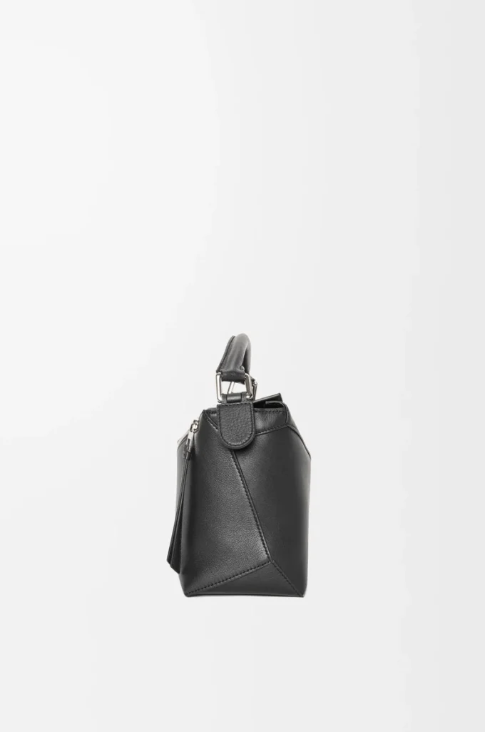 Small Puzzle Edge bag in classic calfskin Black Small Puzzle Edge bag in classic calfskin Black