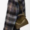 Small Puzzle Edge bag in classic calfskin Dark Khaki