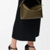 Small Puzzle Edge bag in classic calfskin Dark Khaki