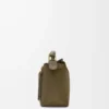 Small Puzzle Edge bag in classic calfskin Dark Khaki