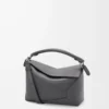 Small Puzzle Edge bag in classic calfskin Slate Small Puzzle Edge bag in classic calfskin Slate