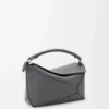 Small Puzzle Edge bag in classic calfskin Slate Small Puzzle Edge bag in classic calfskin Slate