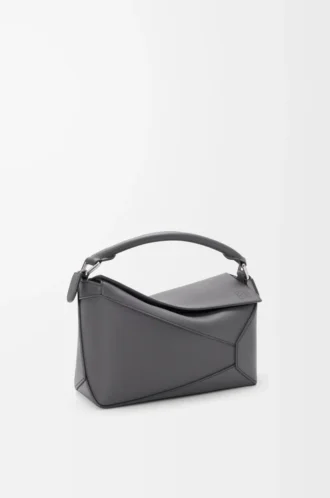 Small Puzzle Edge bag in classic calfskin Slate