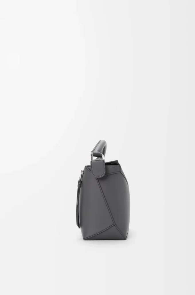 Small Puzzle Edge bag in classic calfskin Slate Small Puzzle Edge bag in classic calfskin Slate