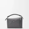 Small Puzzle Edge bag in classic calfskin Slate Small Puzzle Edge bag in classic calfskin Slate