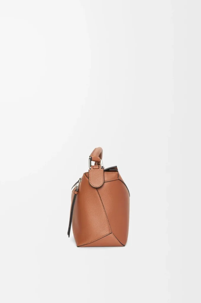 Small Puzzle Edge bag in classic calfskin Tan Small Puzzle Edge bag in classic calfskin Tan