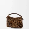 Small Puzzle Edge bag in printed shearling Beige/Brown Small Puzzle Edge bag in printed shearling Beige/Brown