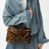 Small Puzzle Edge bag in printed shearling Beige/Brown Small Puzzle Edge bag in printed shearling Beige/Brown