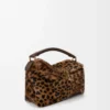 Small Puzzle Edge bag in printed shearling Beige/Brown Small Puzzle Edge bag in printed shearling Beige/Brown