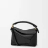 Small Puzzle Edge bag in soft grained calfskin Black Small Puzzle Edge bag in soft grained calfskin Black