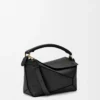 Small Puzzle Edge bag in soft grained calfskin Black Small Puzzle Edge bag in soft grained calfskin Black