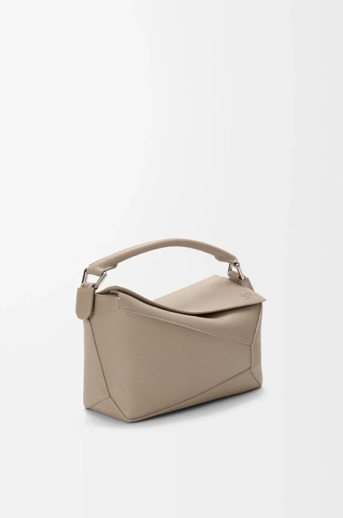 Small Puzzle Edge bag in soft grained calfskin Clay Small Puzzle Edge bag in soft grained calfskin Clay