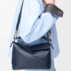 Small Puzzle Edge bag in soft grained calfskin Deep Navy Small Puzzle Edge bag in soft grained calfskin Deep Navy
