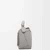 Small Puzzle Edge bag in soft grained calfskin Pearl Grey Small Puzzle Edge bag in soft grained calfskin Pearl Grey