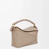 Small Puzzle Edge bag in soft grained calfskin Sand Small Puzzle Edge bag in soft grained calfskin Sand