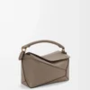 Small Puzzle Edge bag in soft grained calfskin Taupe Small Puzzle Edge bag in soft grained calfskin Taupe