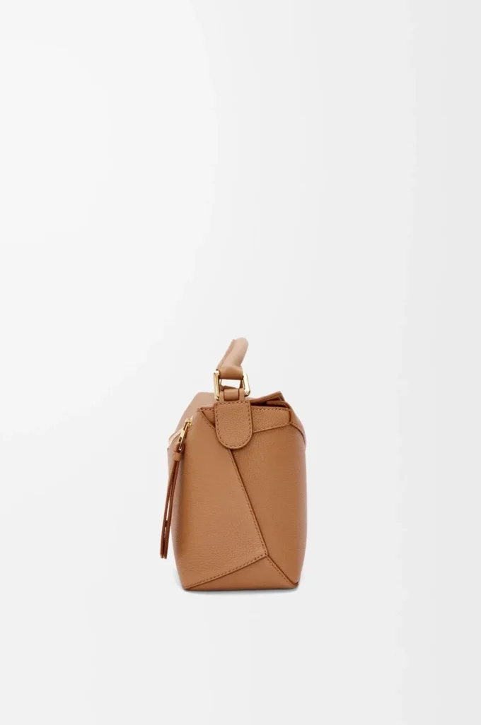 Small Puzzle Edge bag in soft grained calfskin Toffee Small Puzzle Edge bag in soft grained calfskin Toffee