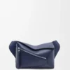 Small Puzzle Edge bumbag in classic calfskin Abyss Blue