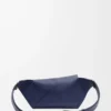 Small Puzzle Edge bumbag in classic calfskin Abyss Blue
