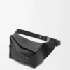 Small Puzzle Edge bumbag in classic calfskin Black