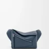 Small Puzzle Edge bumbag in classic calfskin Indigo Dye