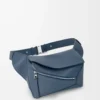 Small Puzzle Edge bumbag in classic calfskin Indigo Dye