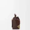 Small Puzzle Edge Landscape bag in nappa calfskin Chocolate/Light Moss Small Puzzle Edge Landscape bag in nappa calfskin Chocolate/Light Moss