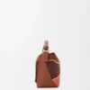 Small Puzzle Edge Landscape bag in nappa calfskin Pecan/Parrot Pink Small Puzzle Edge Landscape bag in nappa calfskin Pecan/Parrot Pink