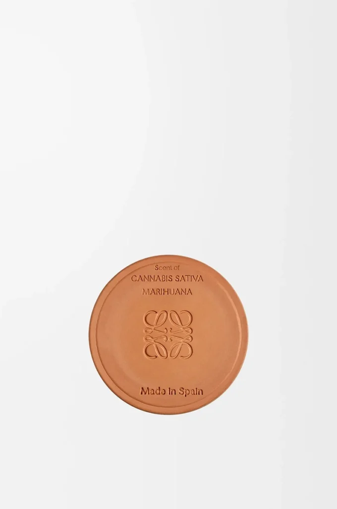 Small Scent of Marihuana candle Dark Green